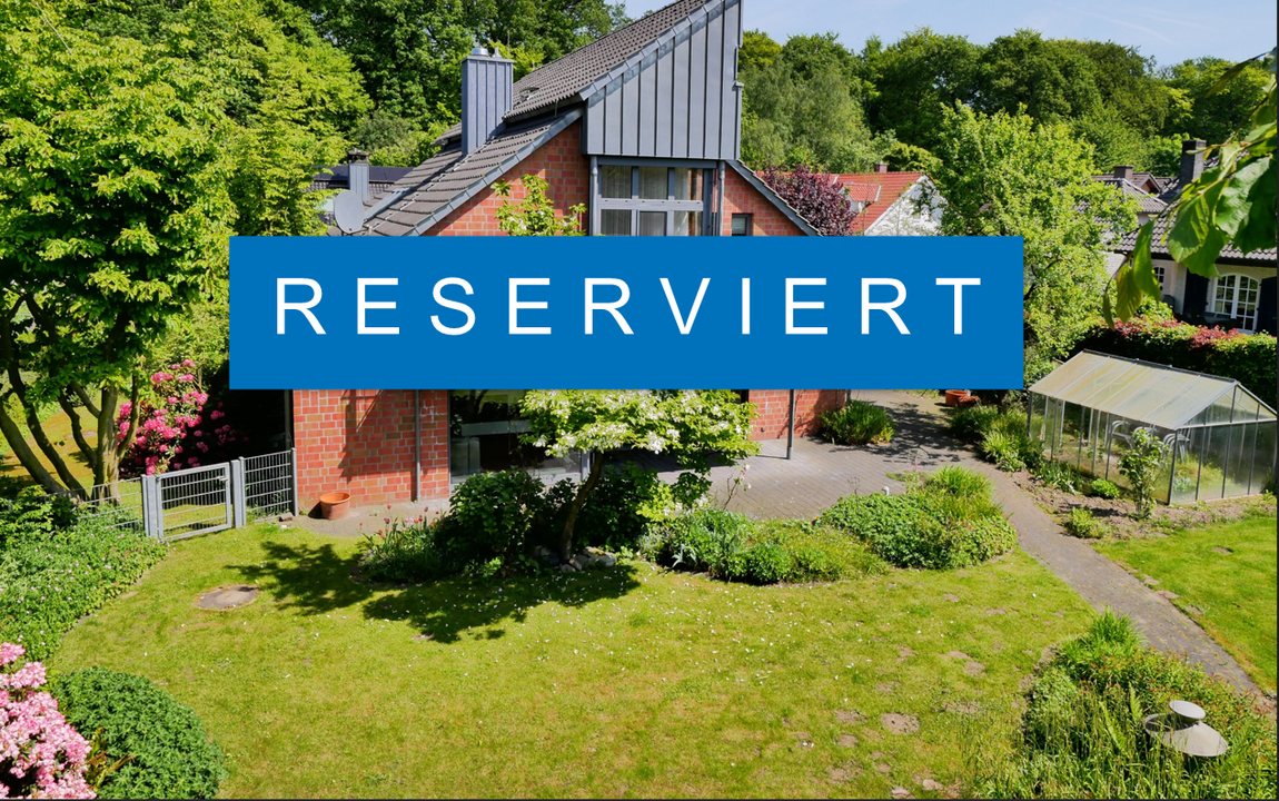 – R E S E R V I E R T – Modernes Architektenhaus mit schönem Garten in ruhiger Wohnlage in Kleve